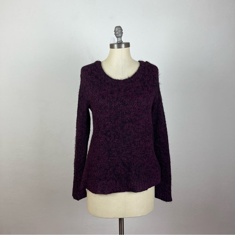 The Kooples Maroon Speckled Sweater